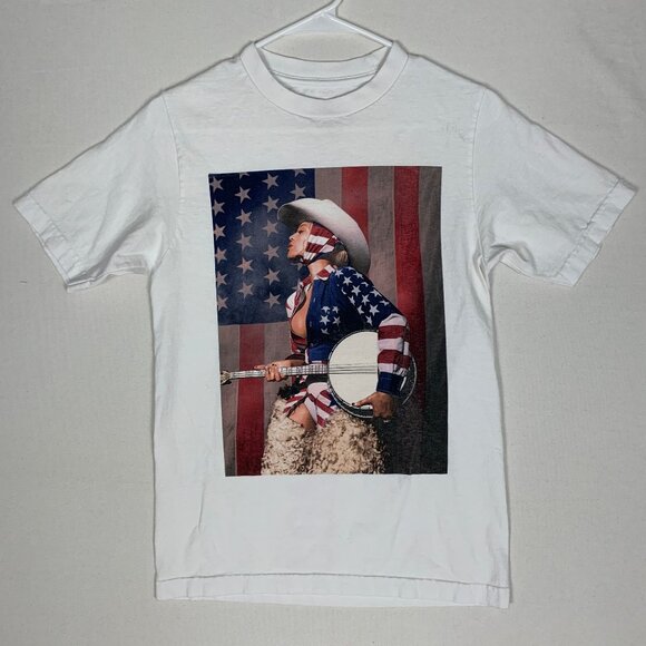 Beyonce Cowboy Carter Tour 2025 Stars and Strings Graphic T-shirt Small Official - Picture 1 of 12